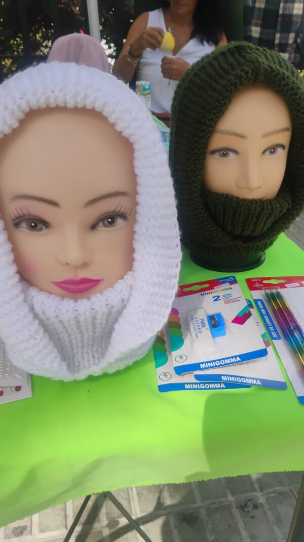 Gorro tejido a mano