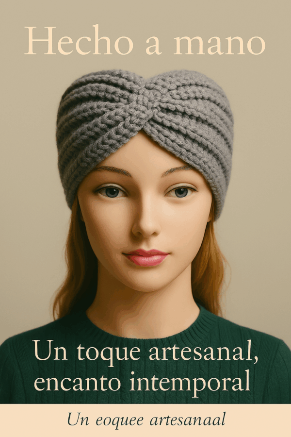 Gorro tejido a mano - Imagen 2